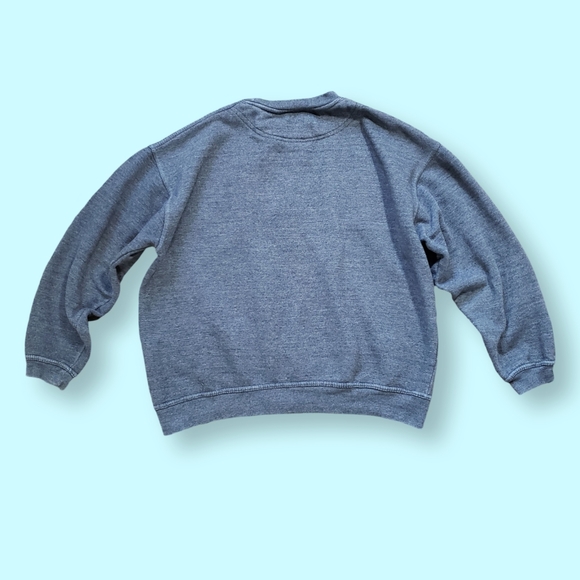 SOLD Oxford University Embroidered Logo Crewneck Sweatshirt Large Gray Pullover - Picture 11 of 11